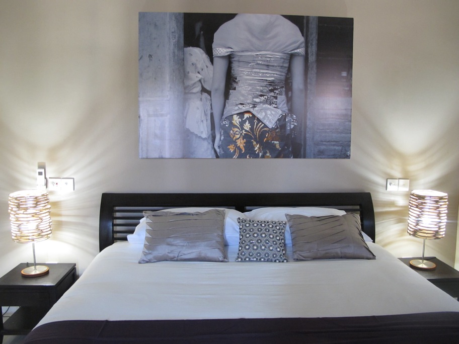 Upstairs master bedroom of 3 Bedroom Villa Bali